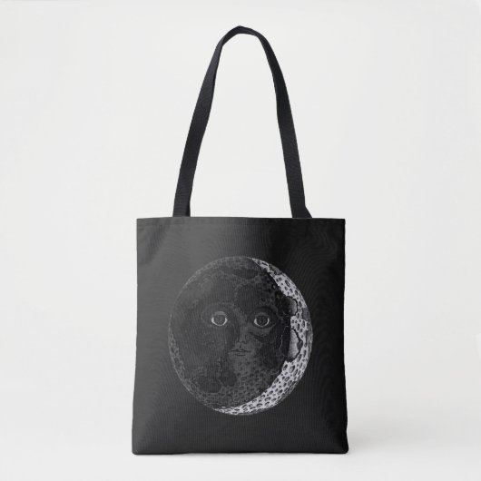 Tote Bag Illustration de l'encre tirée à la main sur la fac (Devant)