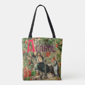 Tote Bag Illustration de l'esprit de Noël présent Scrooge (Dos)