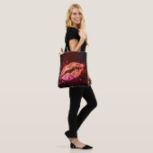 Tote Bag Illustration de lèvres modifiable : Conception gra (Sur le modèle)