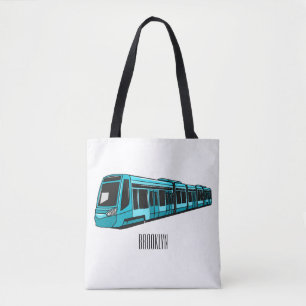 Tote Bag Illustration de locomotive électrique
