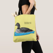 Tote Bag Illustration de Loon bird (De près)