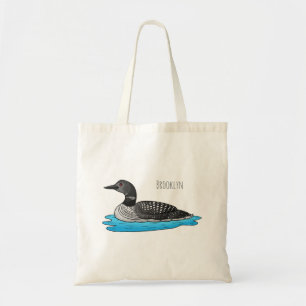 Tote Bag Illustration de Loon bird