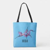 Tote Bag Illustration de l'orchidée mante (Dos)
