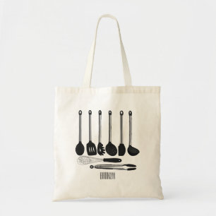 Tote Bag Illustration de l'ustensile de cuisine