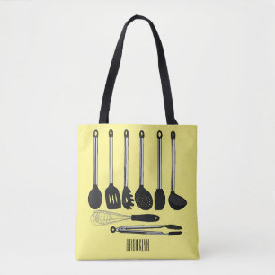 Tote Bag Illustration de l'ustensile de cuisine