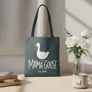 Tote Bag Illustration de maman oie minimaliste mignonne