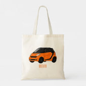 Tote Bag Illustration de micro-voiture (Dos)