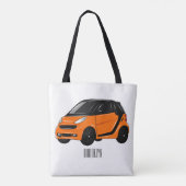 Tote Bag Illustration de micro-voiture (Dos)