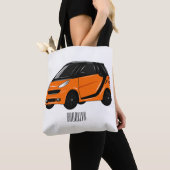 Tote Bag Illustration de micro-voiture (De près)