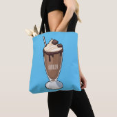 Tote Bag Illustration de milk-shake au chocolat (De près)