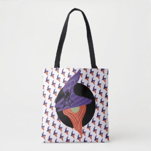 Tote Bag Illustration de motif de doodle de gnome d'Hallowe