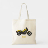 Tote Bag Illustration de moto Cruiser (Dos)