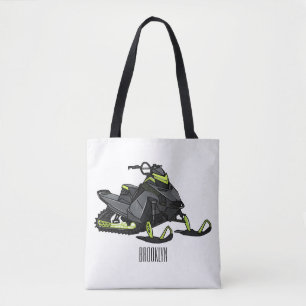 Tote Bag Illustration de motoneige