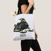 Tote Bag Illustration de motoneige (De près)