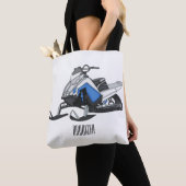 Tote Bag Illustration de motoneige (De près)