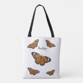 Tote Bag Illustration de papillon monarque (Dos)