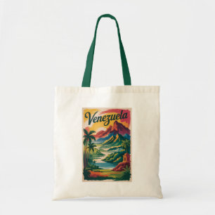 Tote Bag Illustration de paysage vénézuélien Art de voyage 