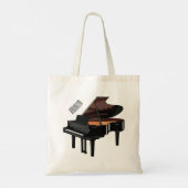 Tote Bag Illustration de piano (Dos)