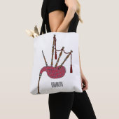 Tote Bag Illustration de pipes (De près)