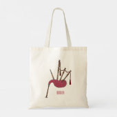 Tote Bag Illustration de pipes (Dos)