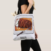 Tote Bag Illustration de poitrine de dinde rôtie (De près)