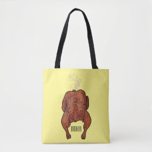Tote Bag Illustration de poulet rôti
