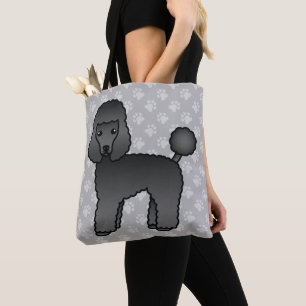 Tote Bag Illustration de race de chien caniche jouet cartoo