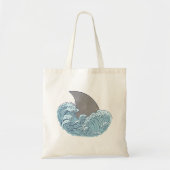Tote Bag Illustration de requin (Devant)