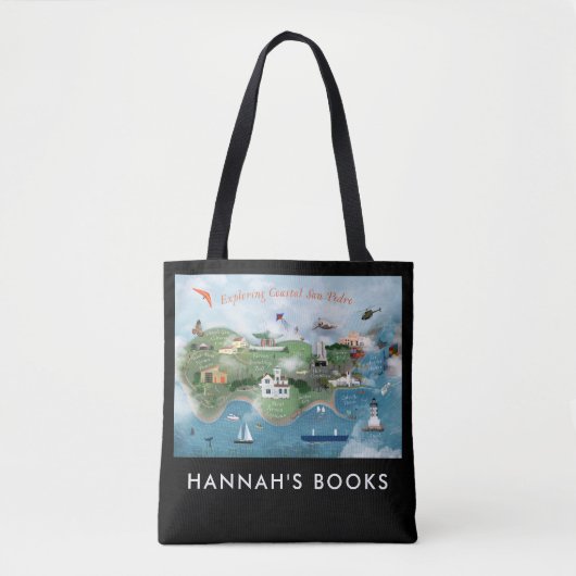 Tote Bag Illustration de San Pedro sur les côtes (Devant)