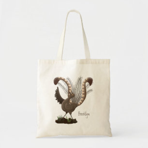 Tote Bag Illustration de superbe et superbe lyrebird