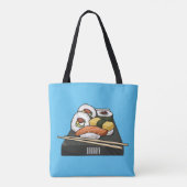 Tote Bag Illustration de sushi (Dos)