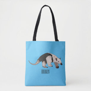 Tote Bag Illustration de tamandua de dessin animé