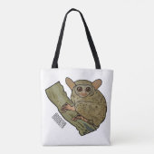 Tote Bag Illustration de Tarsier (Dos)