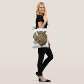 Tote Bag Illustration de Tarsier (Sur le modèle)