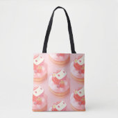 Tote Bag Illustration de tarte aux fraises (Devant)