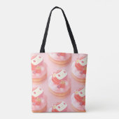 Tote Bag Illustration de tarte aux fraises (Dos)