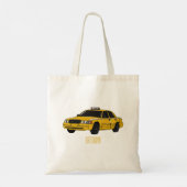 Tote Bag Illustration de taxi (Dos)
