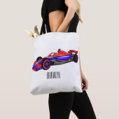 Tote Bag Illustration de voiture de course professionnelle (De près)
