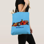 Tote Bag Illustration de voitures de course à grande vitess (De près)