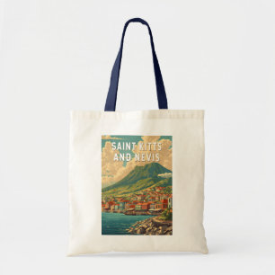 Tote Bag Illustration de voyage à Saint-Kitset-Nevis Art