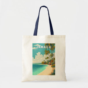 Tote Bag Illustration de voyage d'art vintage de Jamaïque
