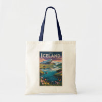 Illustration de voyage picturale en Islande Art vi