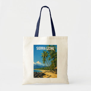 Tote Bag Illustration de voyage vintage sur la Sierra Leone