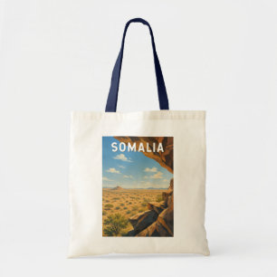 Tote Bag Illustration de voyage vintage sur la Somalie