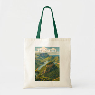 Tote Bag Illustration de voyage vintage sur l'Afrique du Su