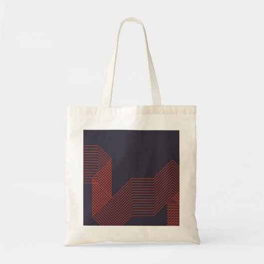 Tote Bag Illustration décorative à la mode simple cool oran (Devant)