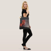 Tote Bag Illustration des danseurs de lions chinois Firecra (Sur le modèle)