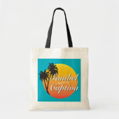 Tote Bag Illustration des îles Sanibel Captiva en Floride (Devant)