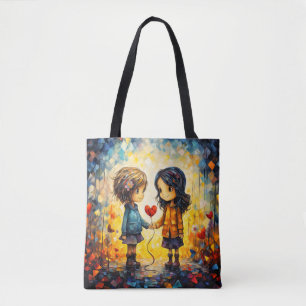 Tote Bag Illustration des meilleurs amis