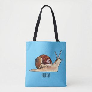 Tote Bag Illustration d'escargot